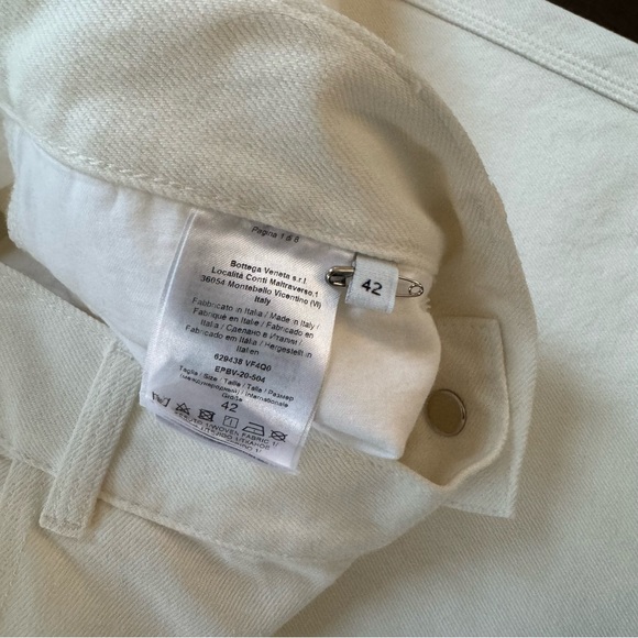 NEW Bottega Veneta Pre-Fall 2020 Straight Leg Carpenter Jeans, Size IT 42 - Picture 8 of 8